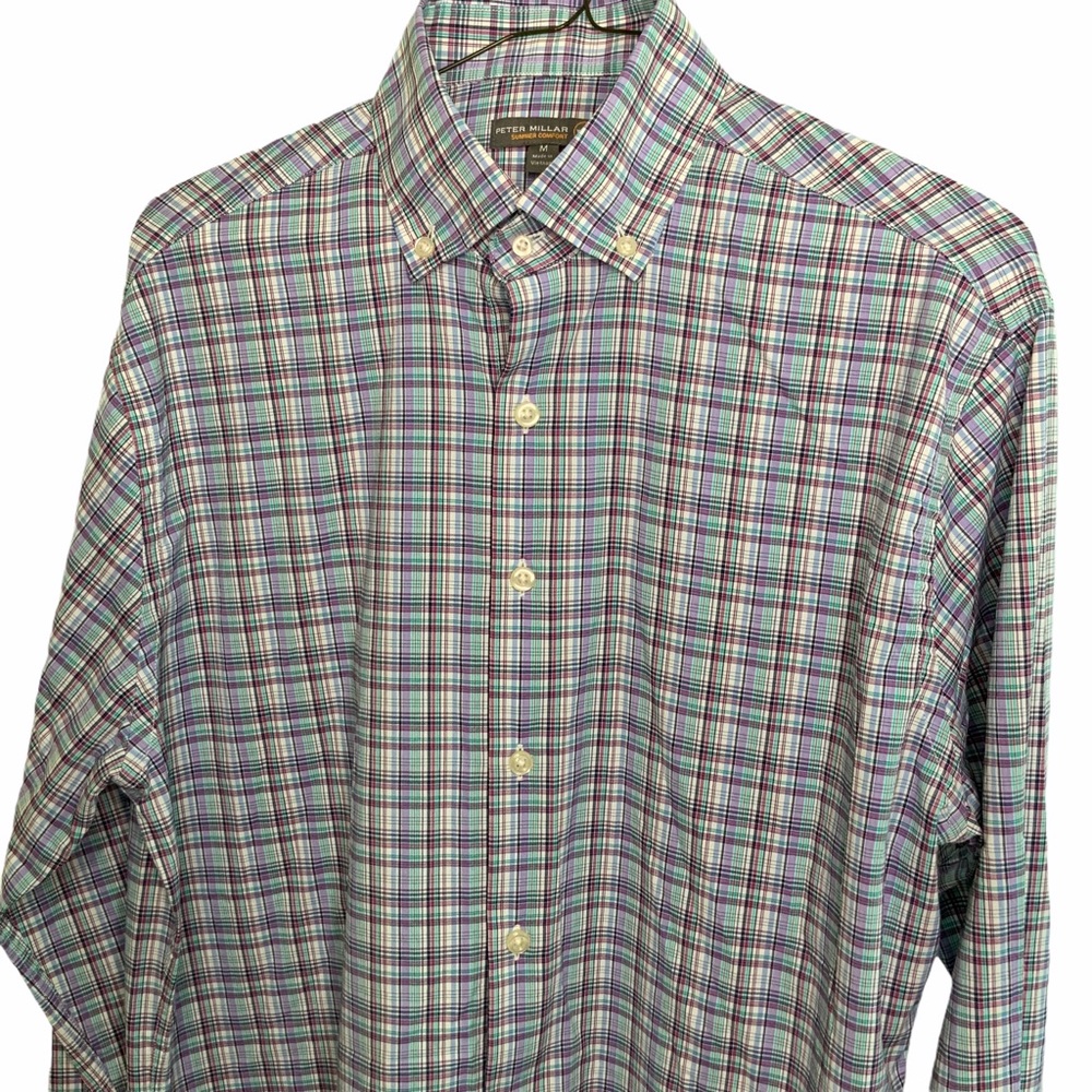 Peter Millar Summer Comfort Men’s Size M Plaid